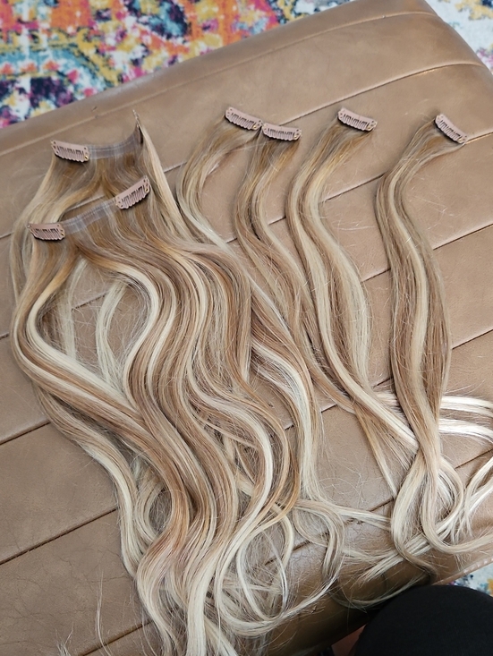Luxy Other - Luxy Clip-In Thinning Hair Fill Ins: Dimensional Caramel Honey Blonde 16"